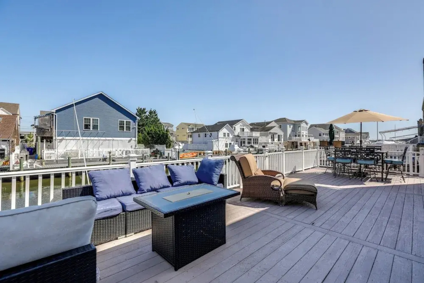 Walk to Beach: Waterfront Mantoloking Gem w/ Deck!