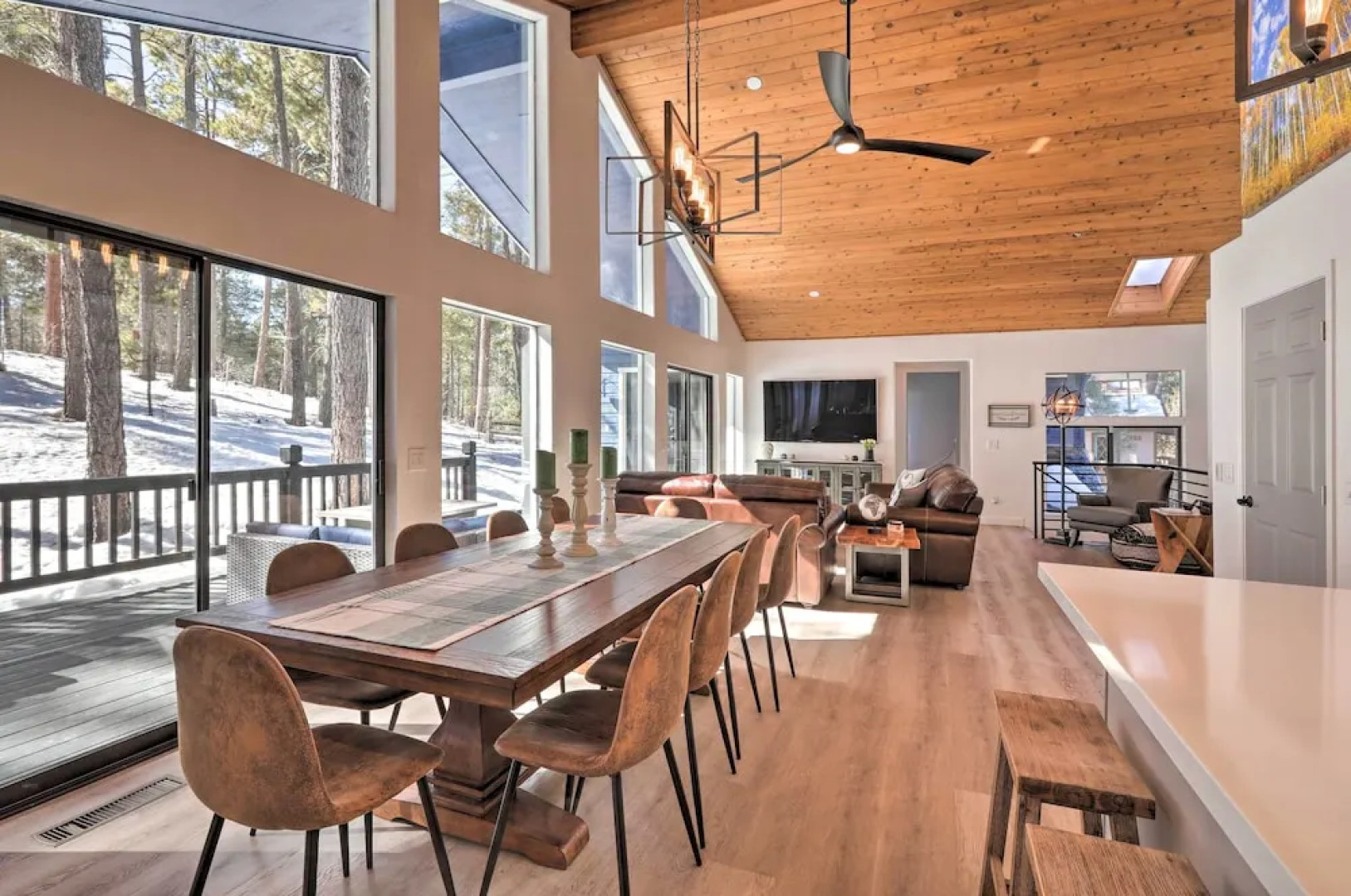 Mtn-view Cabin w/ Game Room & Deck in Flagstaff