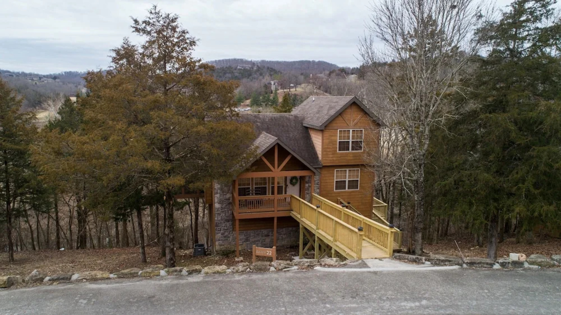 Whispering Woods Lodge by RedAwning