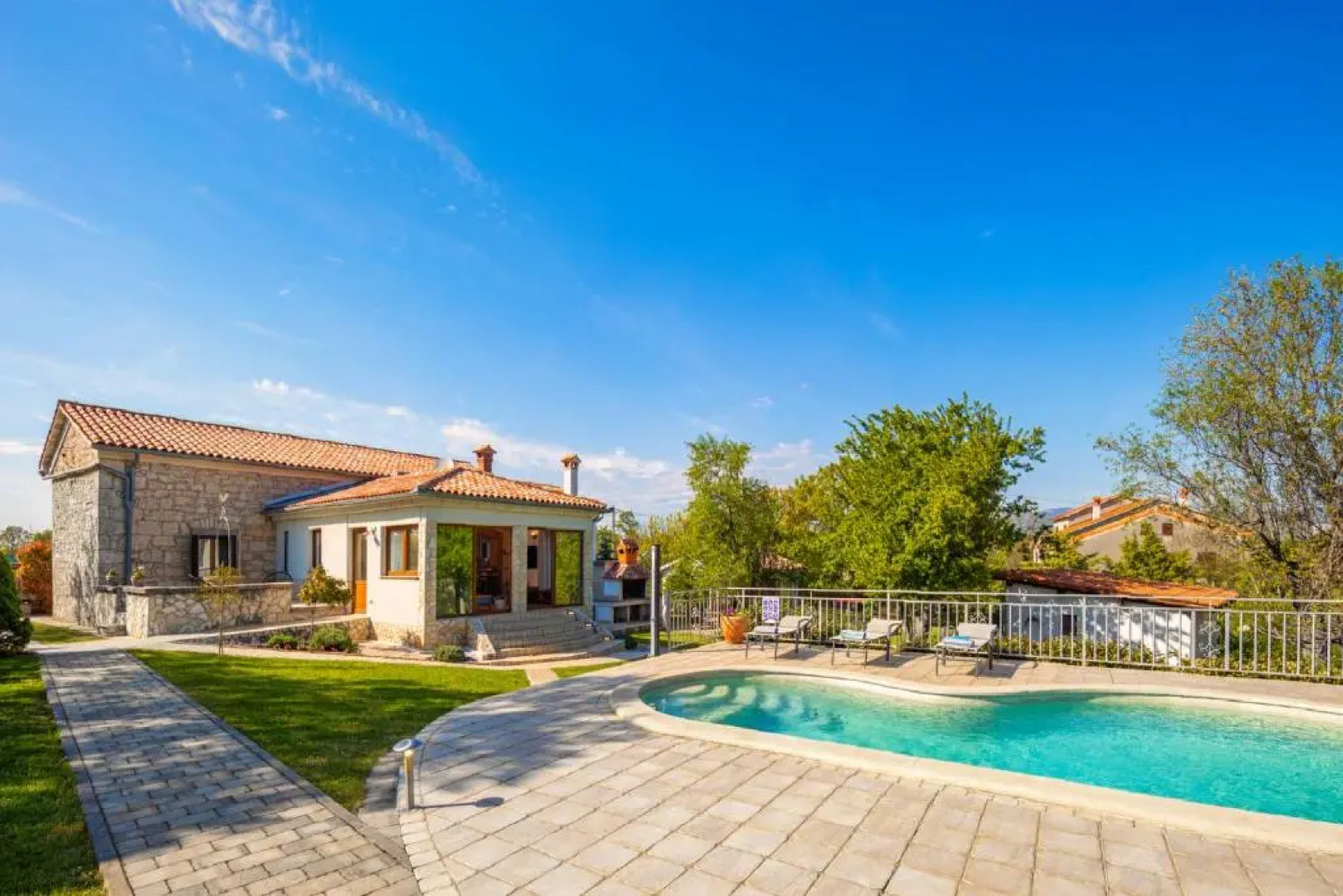 Villa Celeste in Nedešćina (Haus für 8-10 Personen)