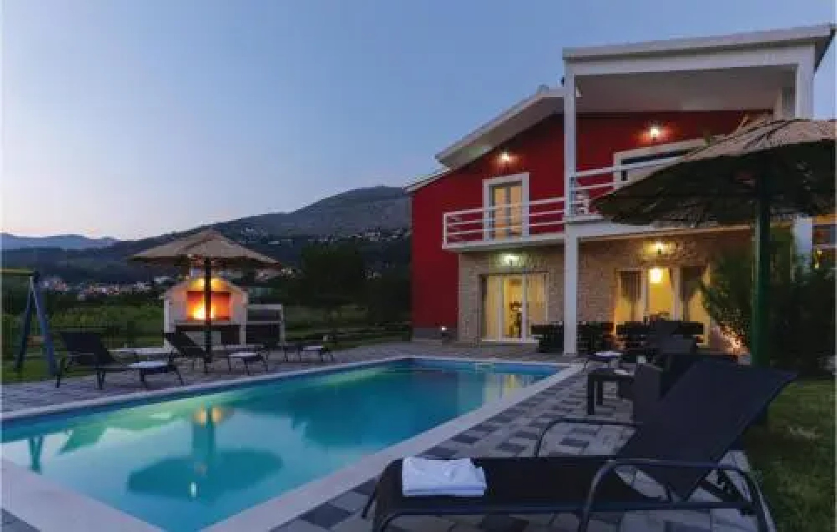 Holiday Home Srinjine with Fireplace 09