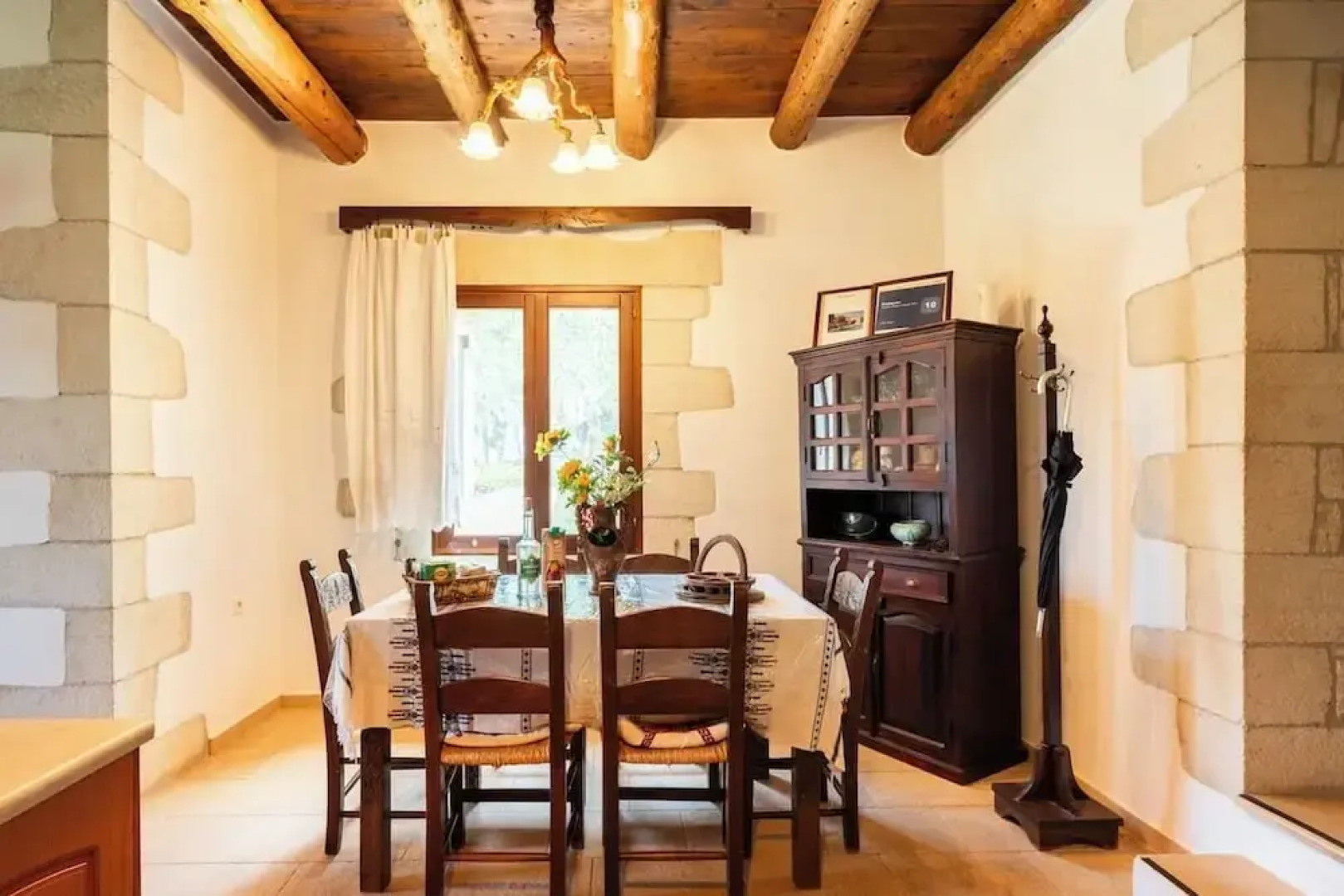 Villa Aloni-traditional Stone Villa With Nice View,pool and Garden