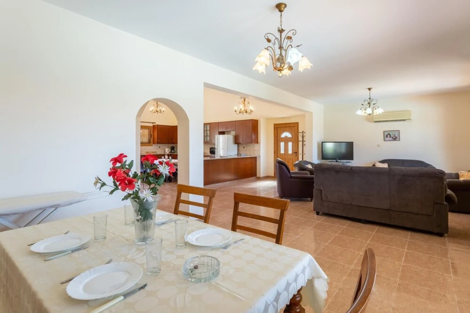 Achilles Beach Villa Large Private Pool Walk to Beach Sea Views A C Wifi Car Not Required - 2050