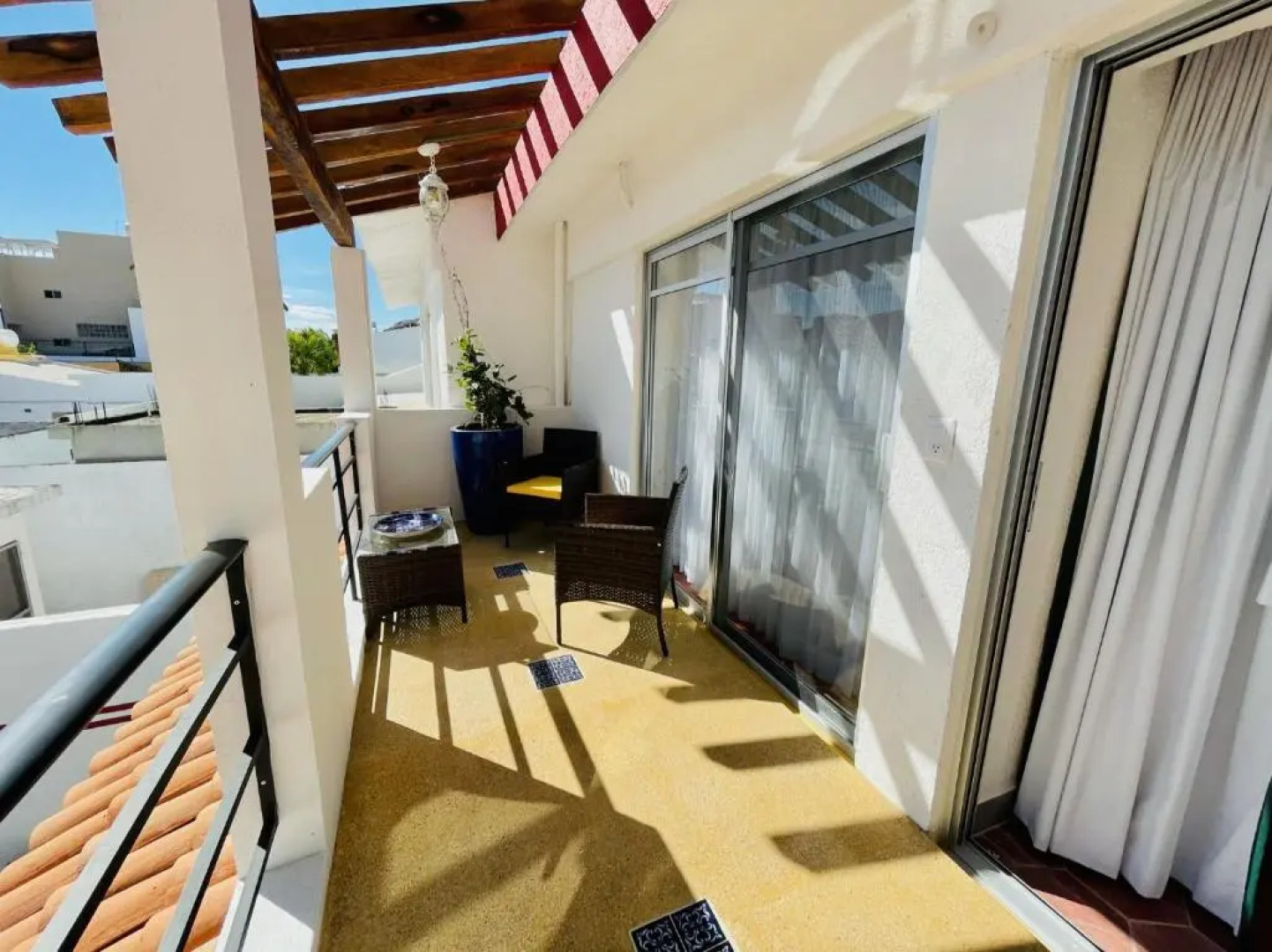 Casa Piramide: Fully Furnished 2-Bedroom House w/ Private Swimming Pool and Waterfall, 5 Minute Walk from the Beach