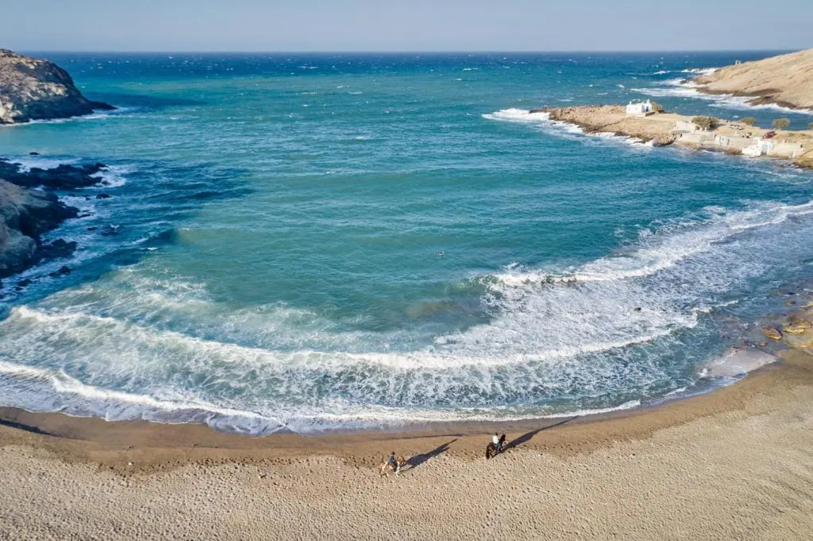 Superior Beachfront Apartment 1 with view to the Aegean Sea
