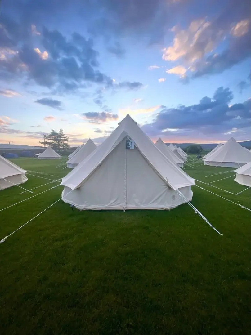 Nine Yards Bell Tents @ the TT Castletown