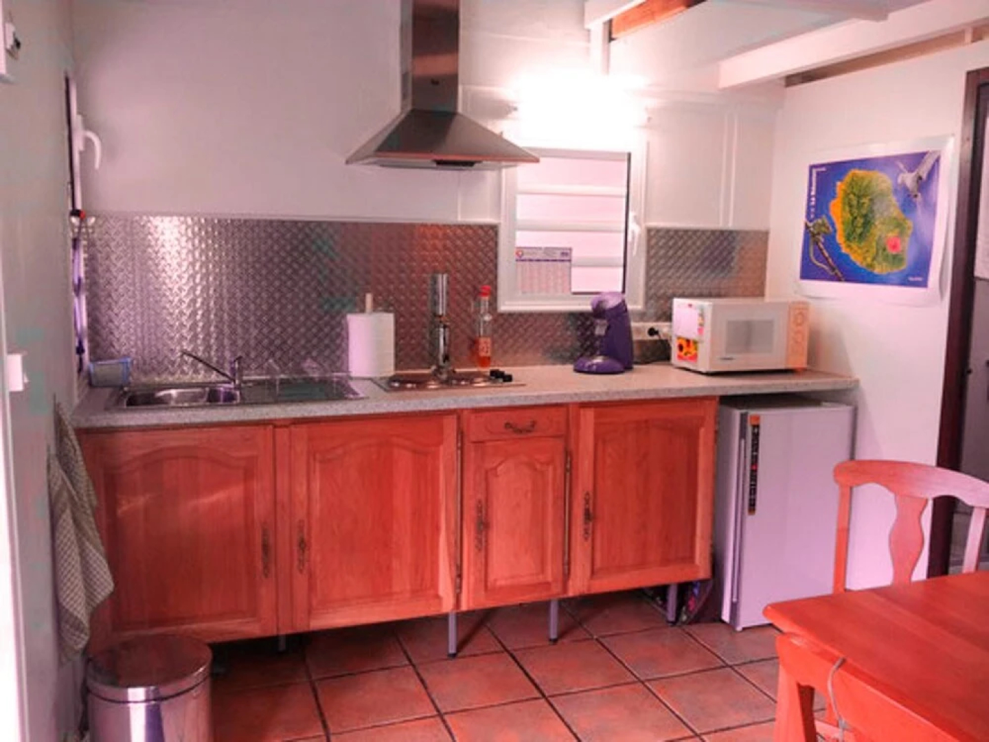 Studio in St-benoit, With Wonderful Mountain View, Pool Access, Enclos