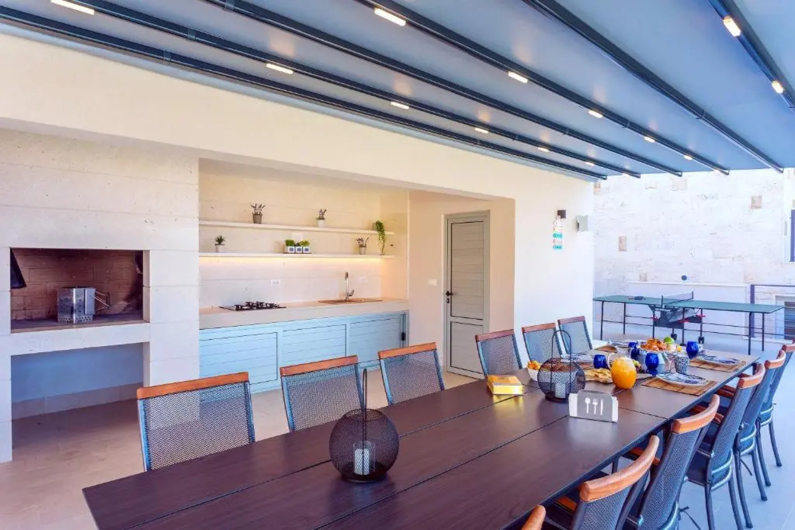 Villa Diva with 7 bedrooms, heated pool, sauna and fun zone, sea views