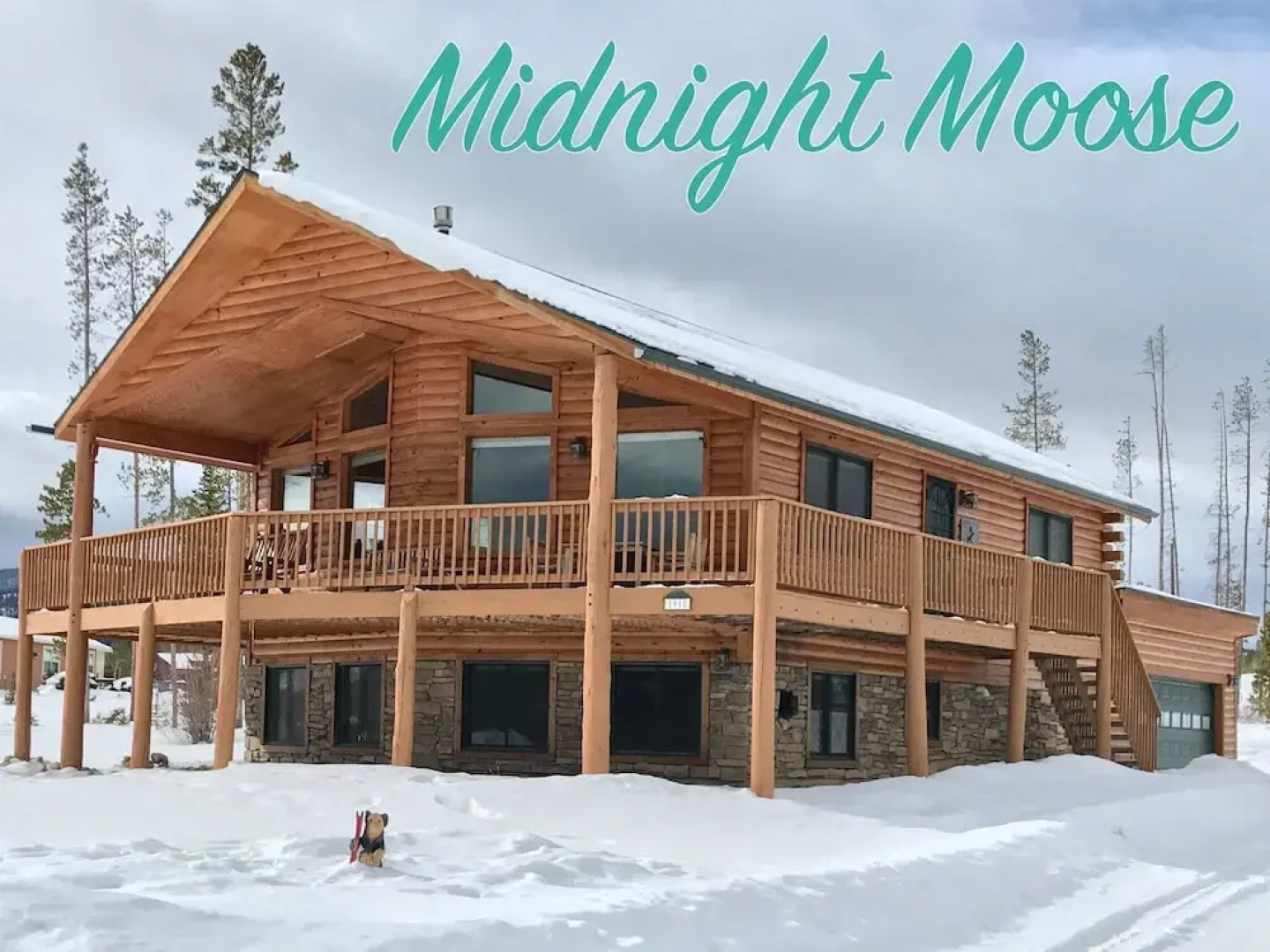 Midnight Moose River Front - 3 Br Cabin
