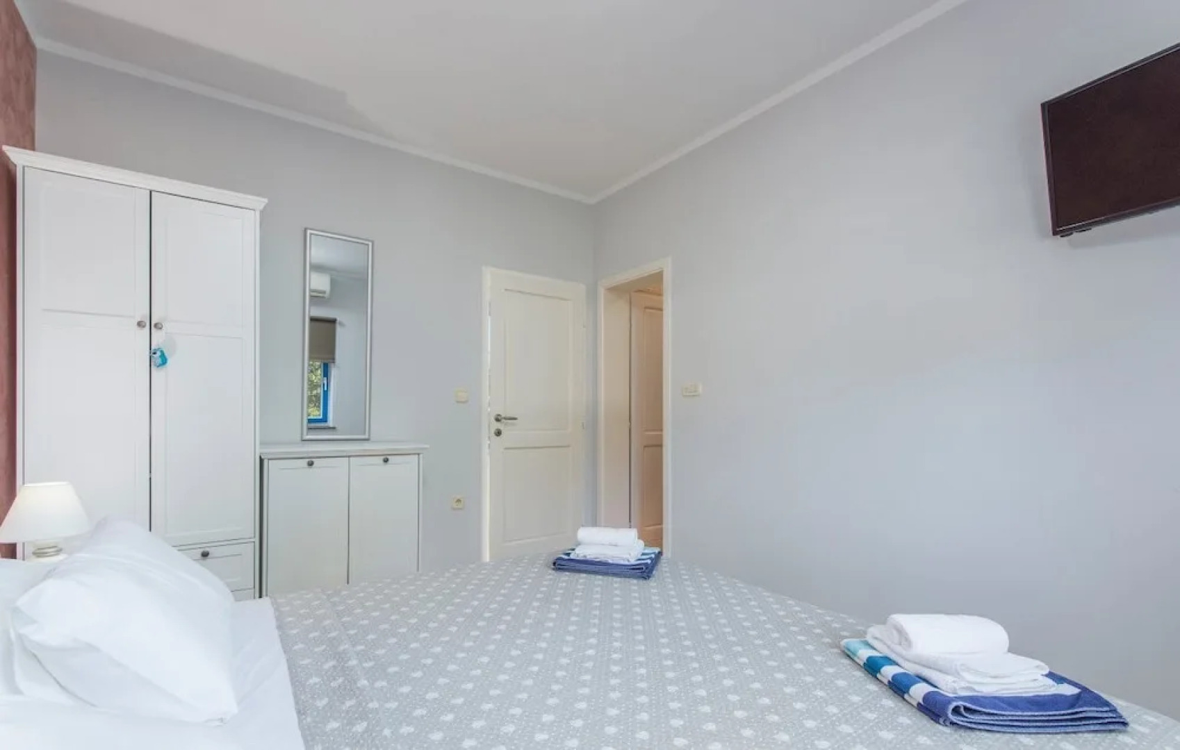 Newly built stone villa Mia with garden and pool