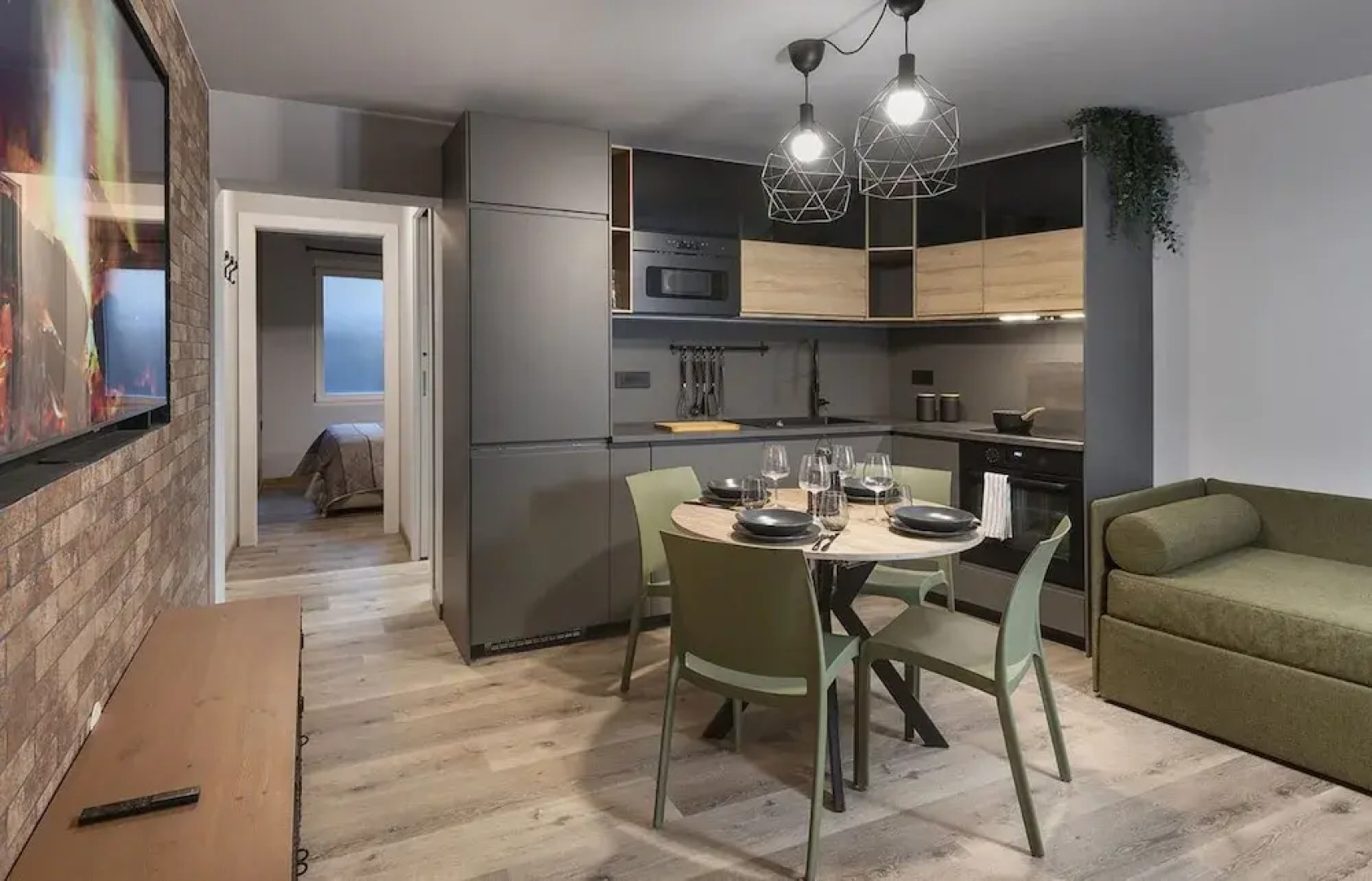 La Tana in Vione With 1 Bedrooms and 1 Bathrooms