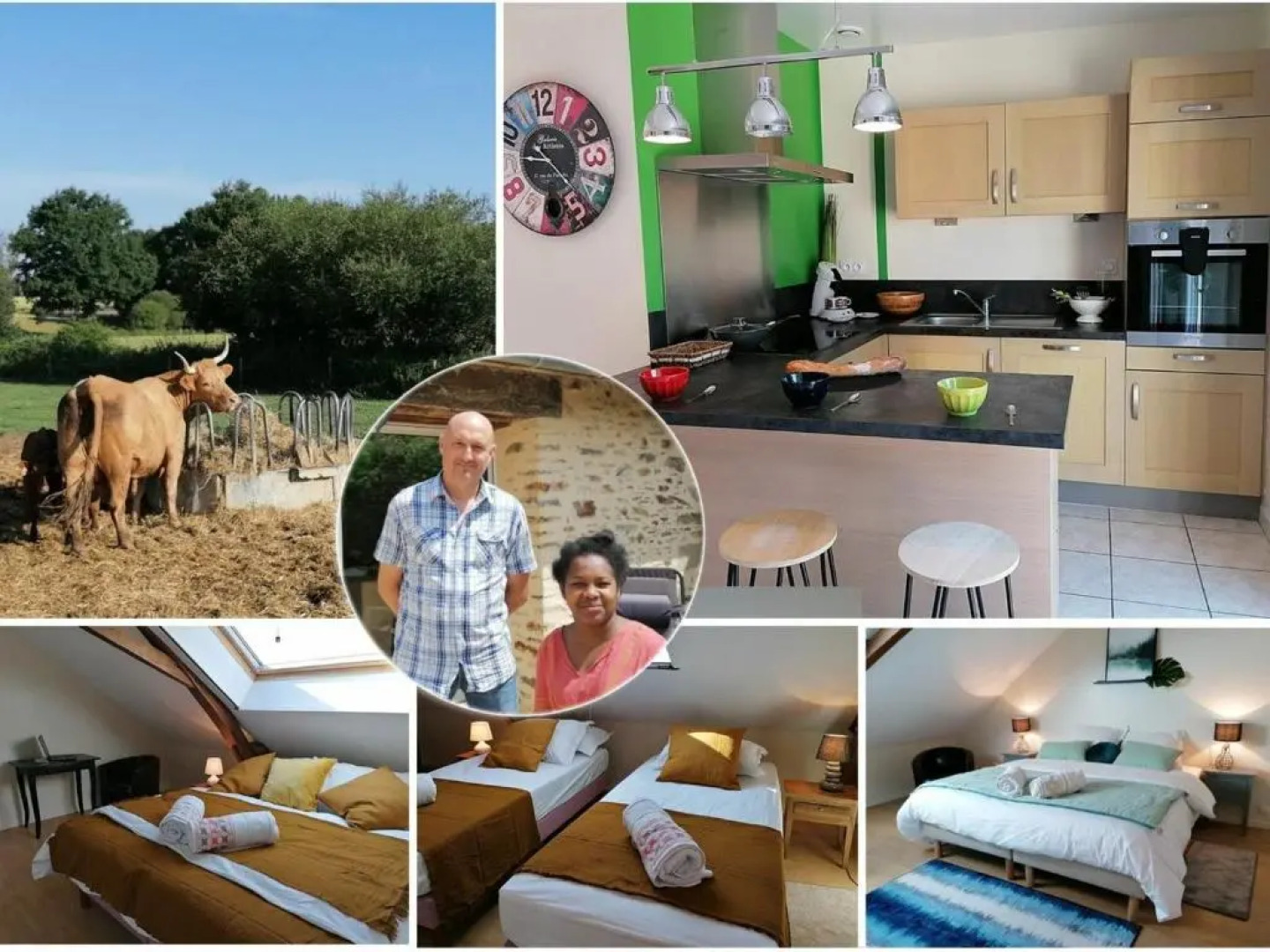 Gîte Cossé-le-Vivien, 4 pièces, 6 personnes - FR-1-600-143