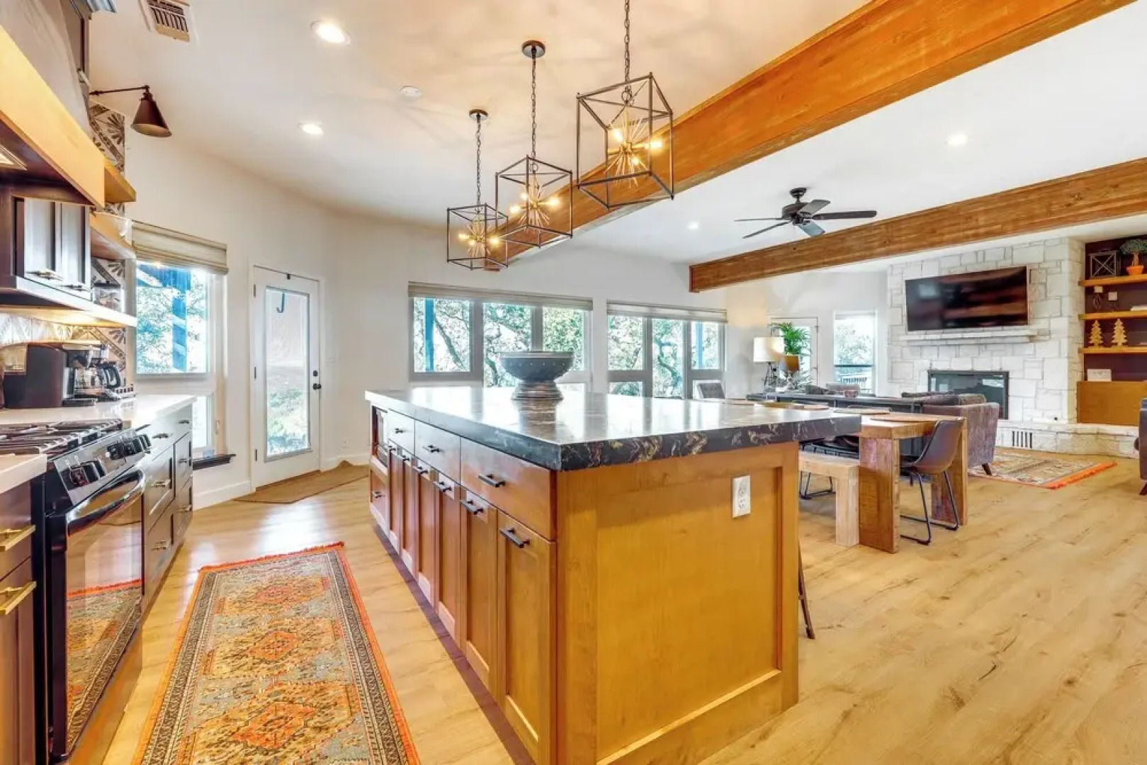 Modern Fischer House w/ Deck, Fire Pit & Hot Tub!