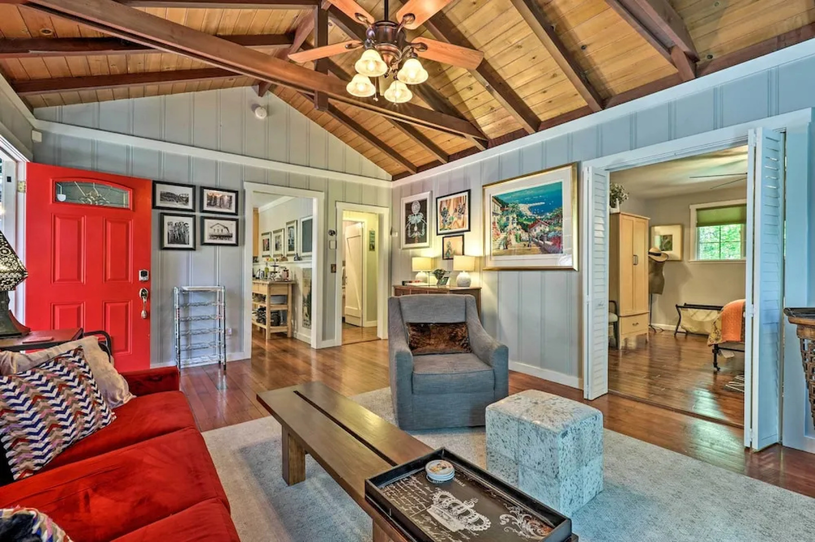 Redwoods Cabin w/ Hot Tub: Walk to Russian River!