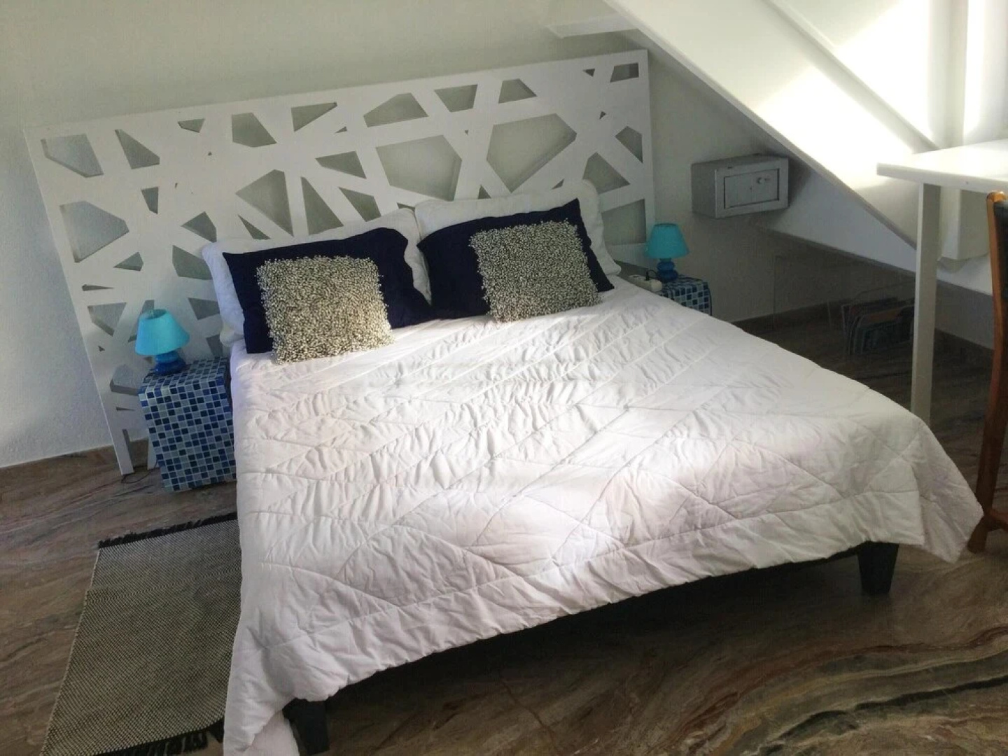 Studio in Sandy-Ground, with Wonderful Sea View, Pool Access, Furnished Balcony