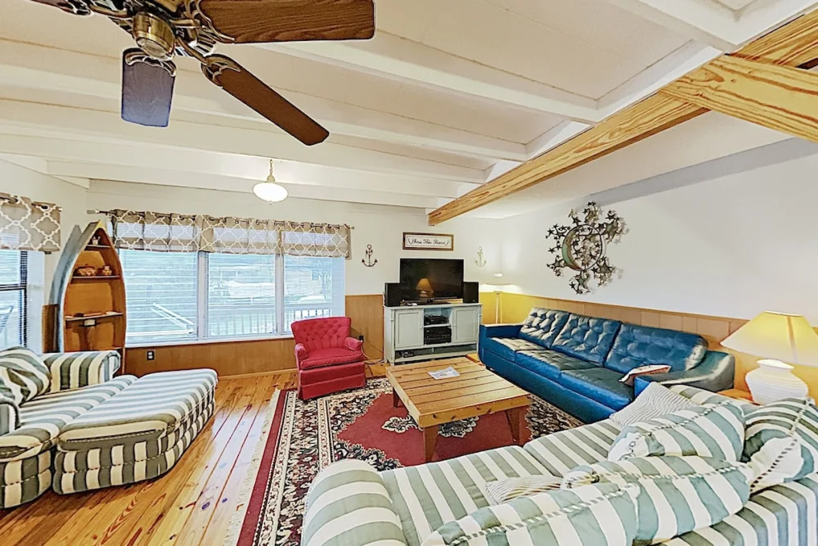 New Listing! 1-acre Lakefront W/ Fishing Dock 2 Bedroom Home