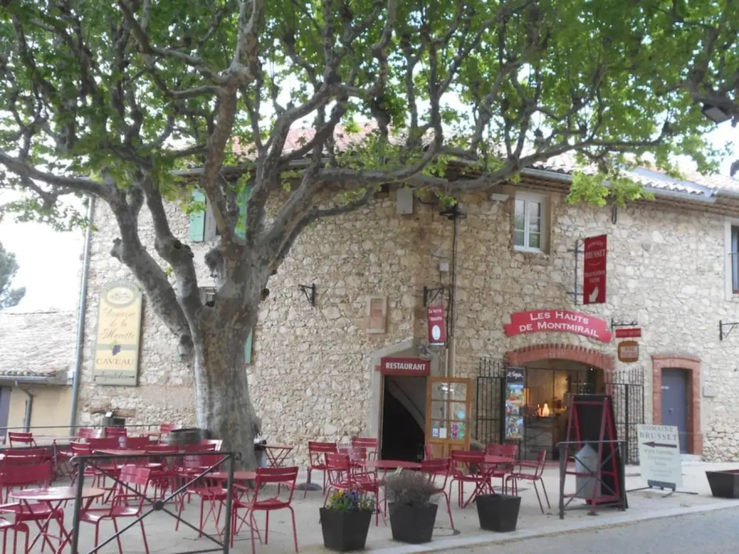 Maison de village provençale, terrasse panoramique, Mont Ventoux