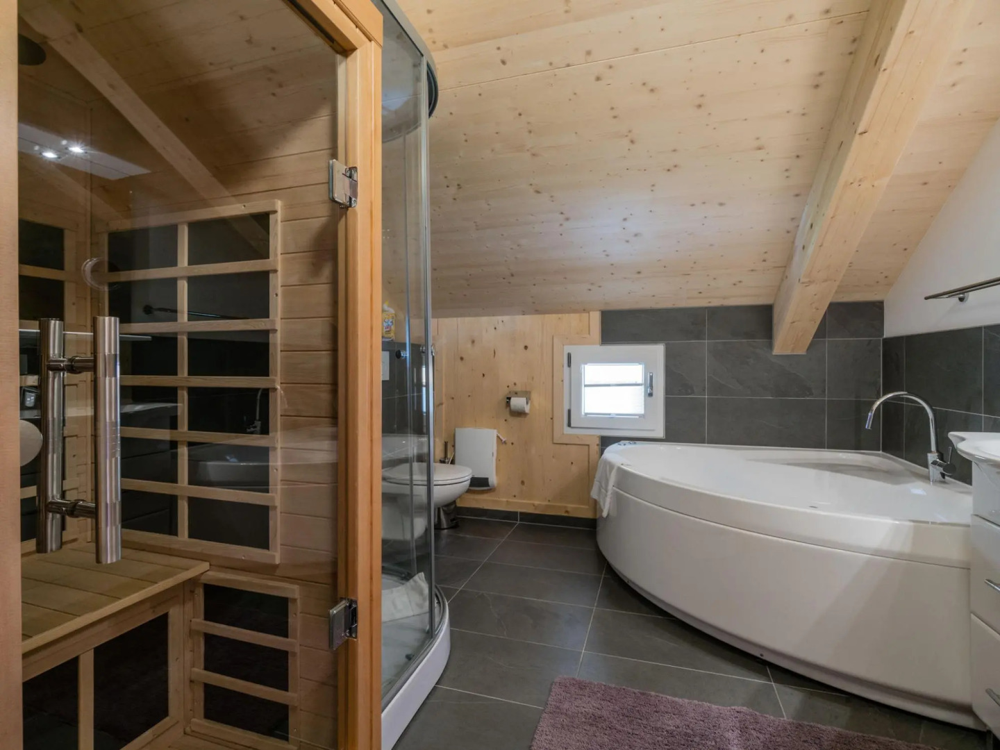 Pleasant Chalet With Sauna