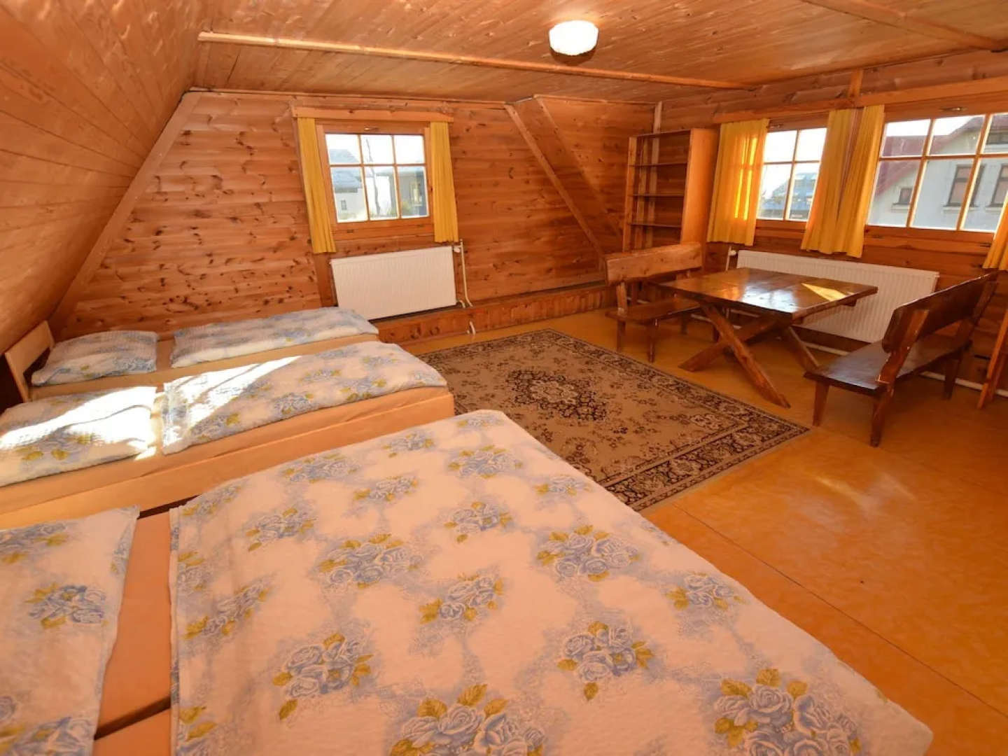 Authentic Log Cabin With Fireplace Only 300M To The Ski Slope Unobstructed View