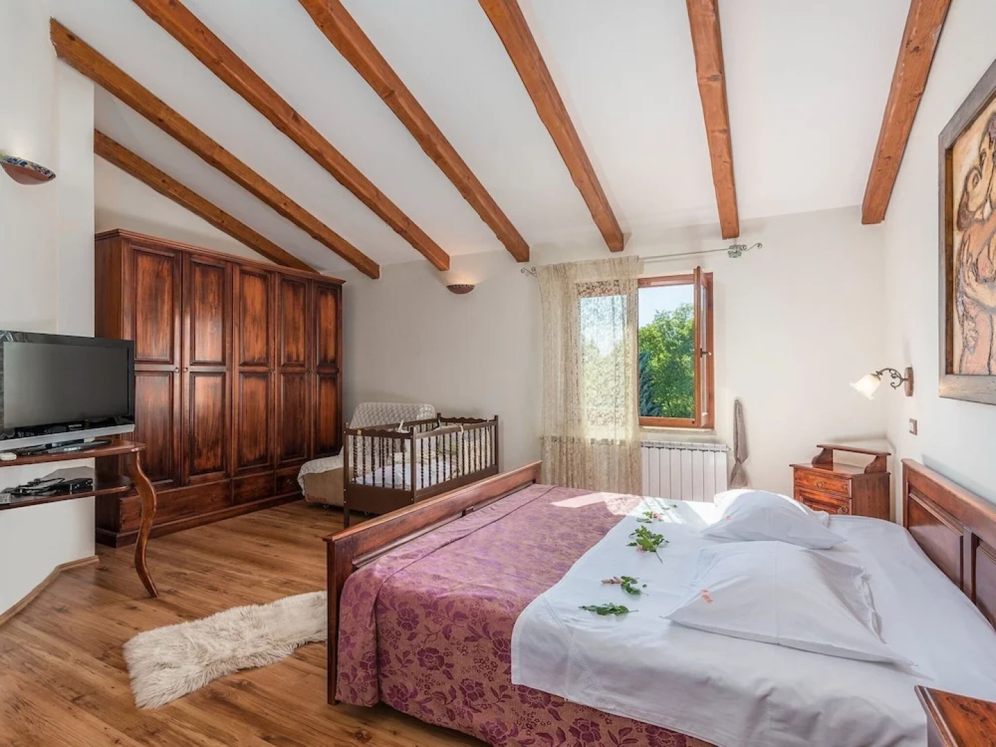 Rustically Furnished Villa With Swimming Pool and Spacious Yard Near Labin