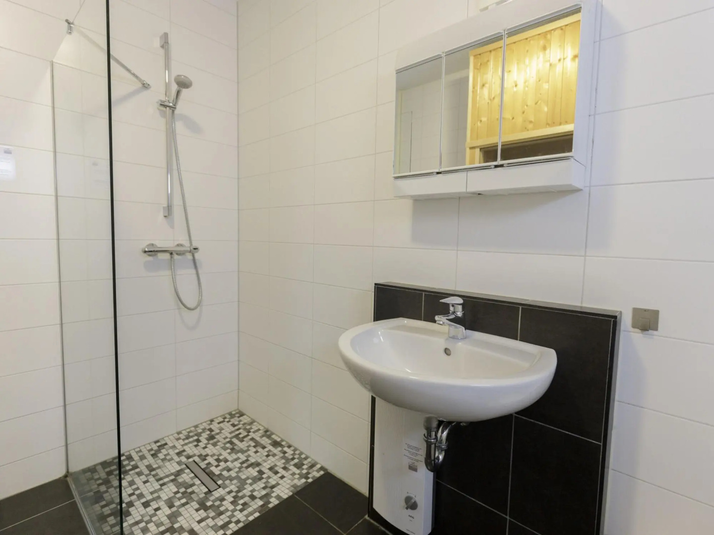 Luxury apartment with a sauna, located in nature