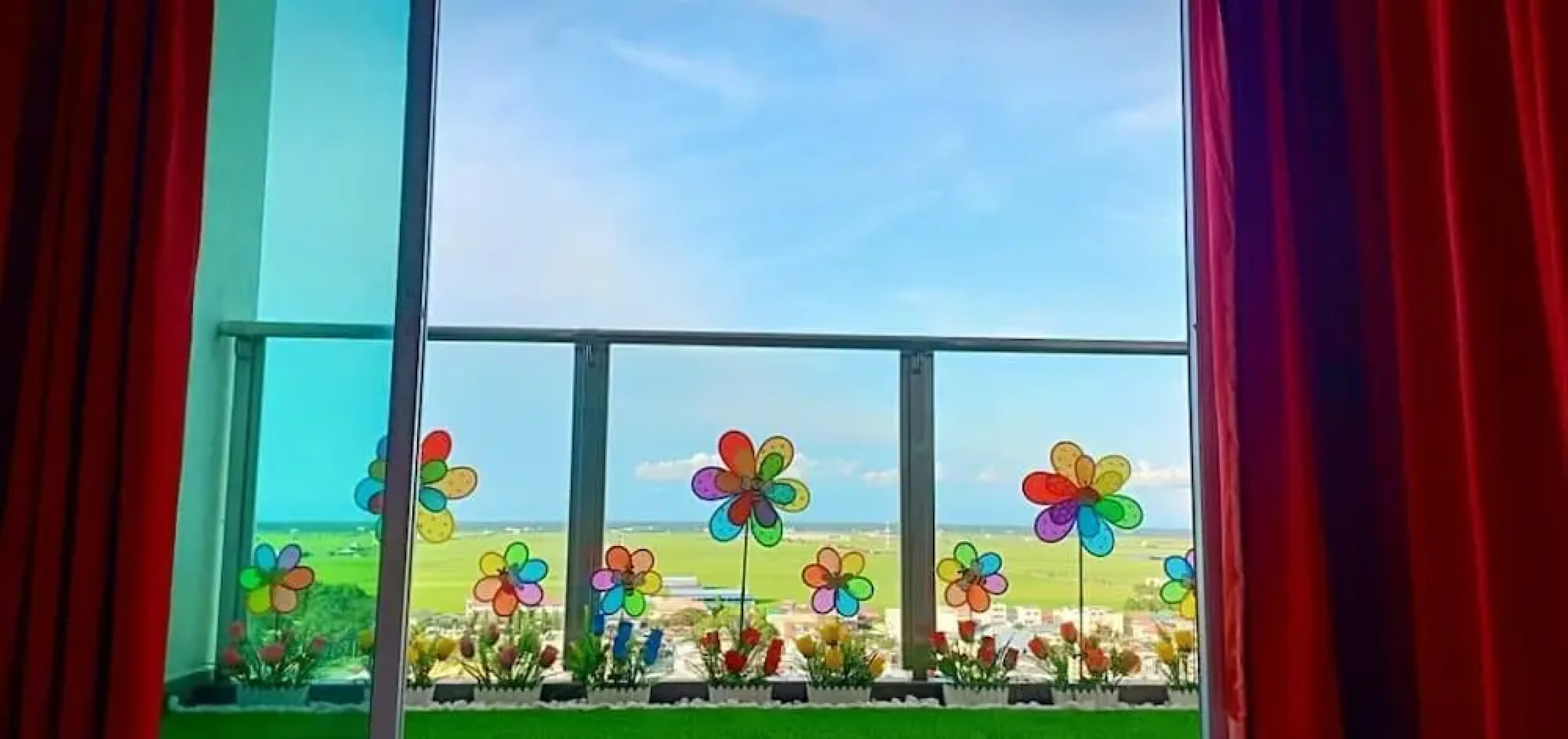 Windmill Cartoon at Sunrise Homestay