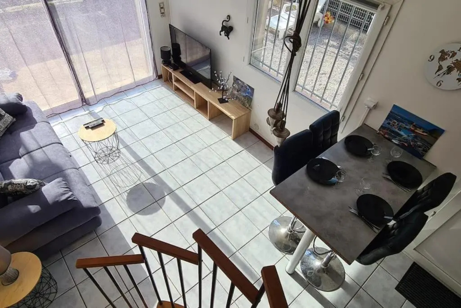 Proche mer appartement avec jardin,place parking.