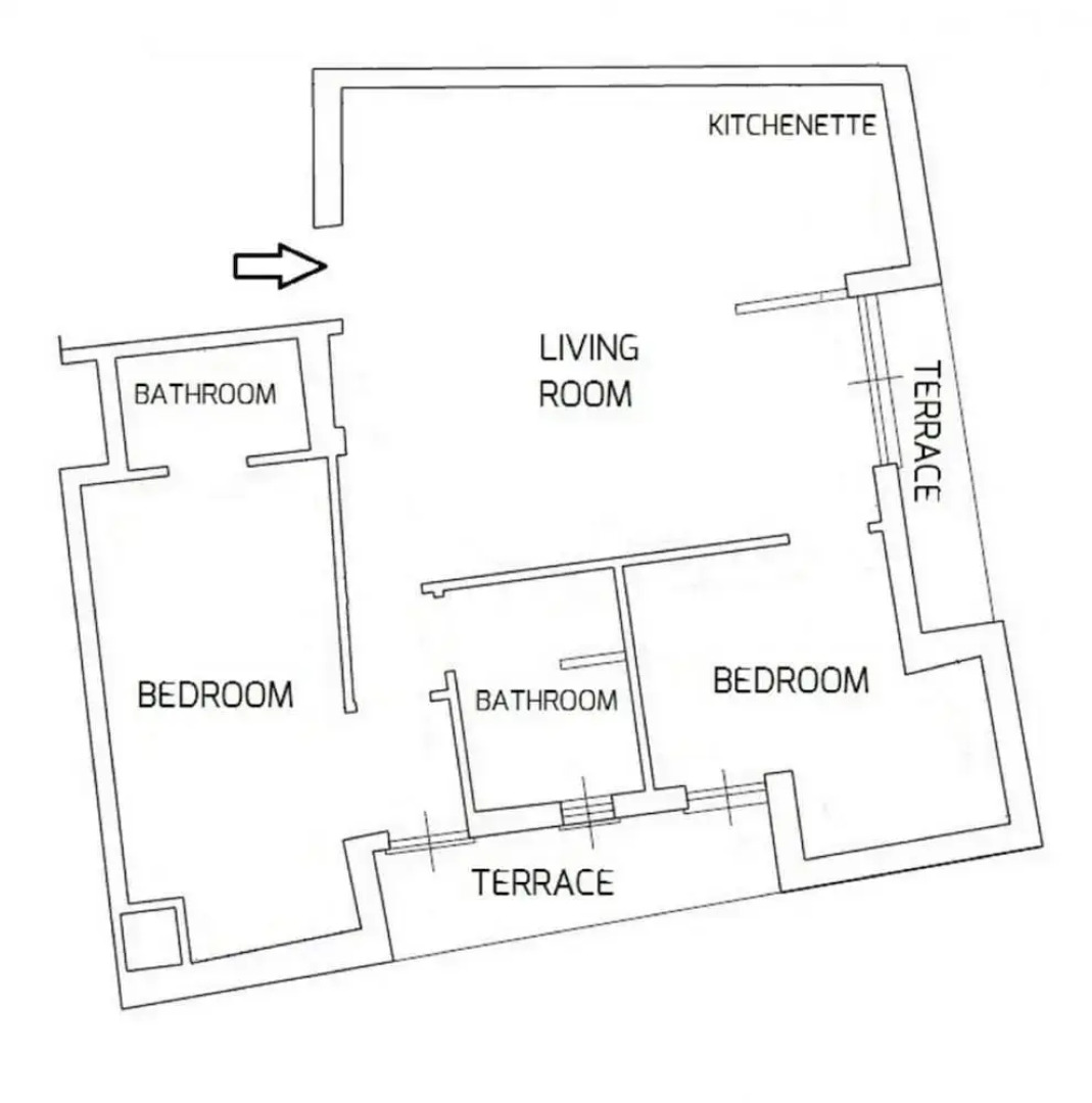 The Sweet Square Flat