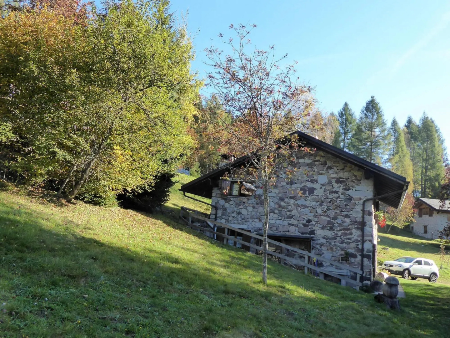 Wooden chalet in Pieve Tesino with garden