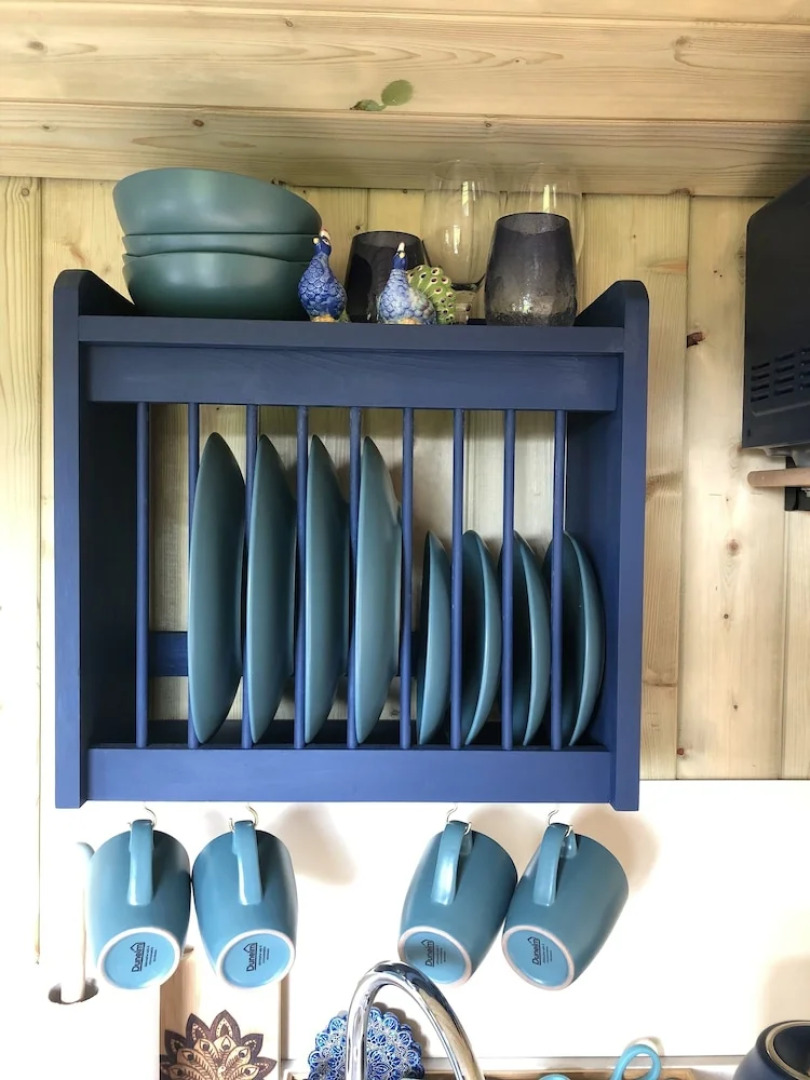 The Peacock Shepherds Hut at Hafoty Boeth