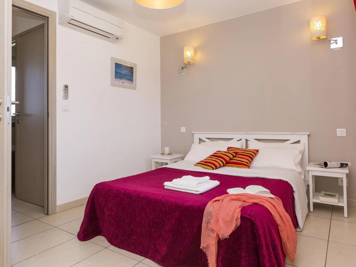 Sea-View summer-decorated holiday home in Northern Corsica