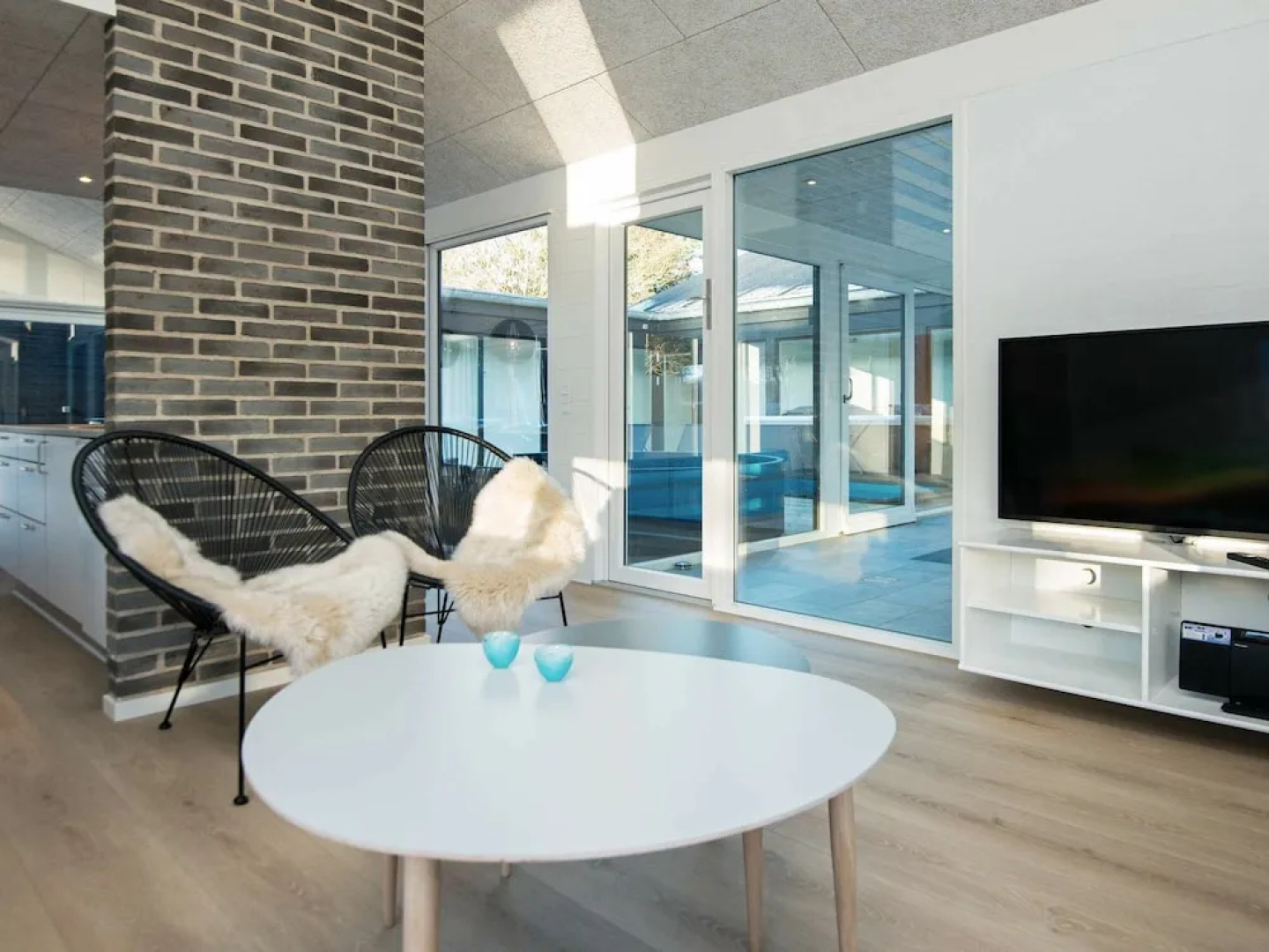 Modern Holiday Home in Glesborg With Swimming Pool