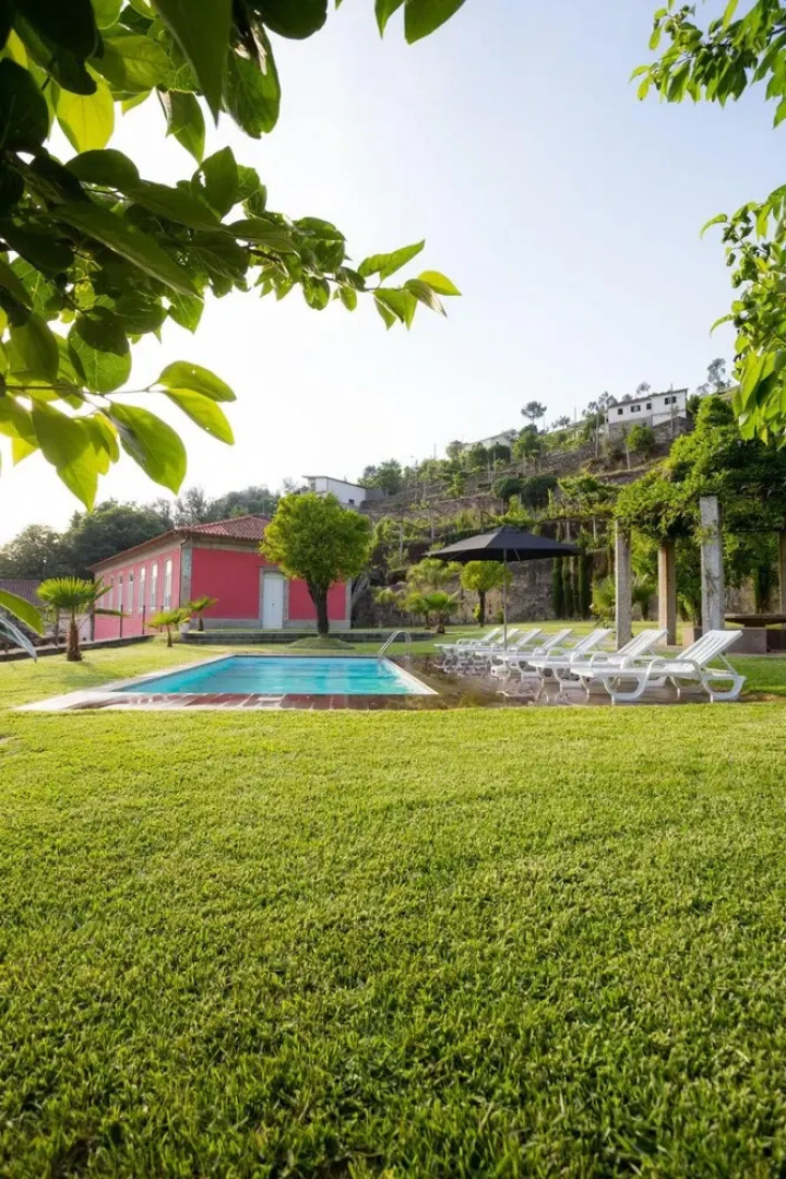 Villa with 3 bedrooms in Sobradelo da Goma with wonderful mountain view private pool enclosed garden 60 km from the beach