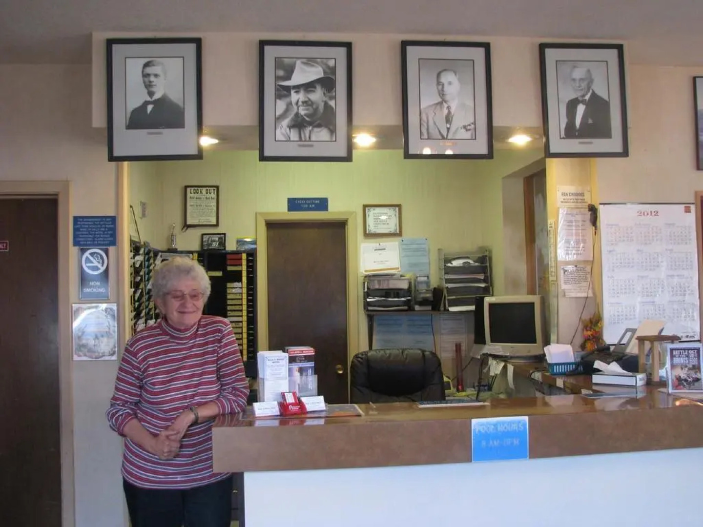 Blue and White Motel