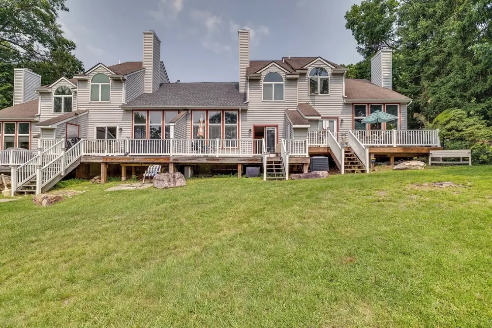 Deck & Pool Access: Lake Harmony Home!