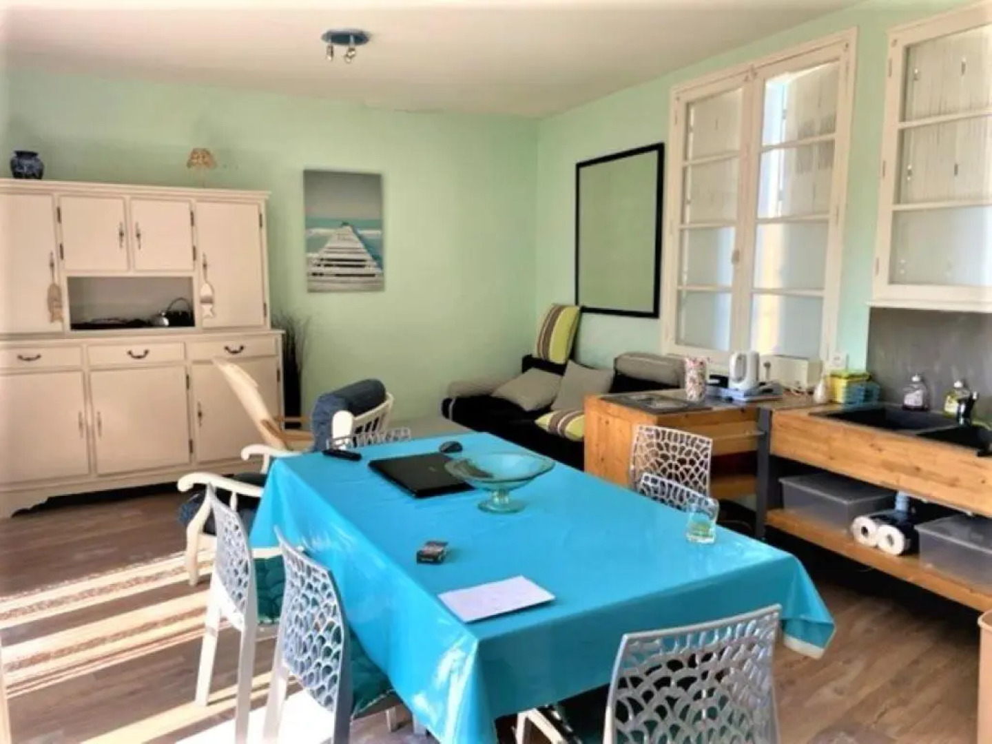 Appartement rez-de-chaussée 500 m de la plage Ste Anne