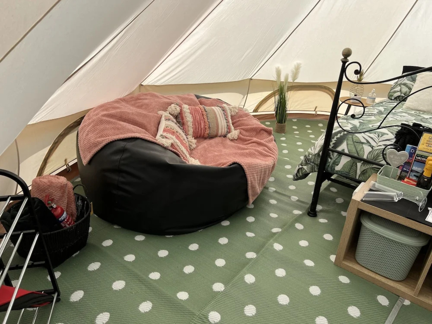 Crooked Oaks Bell Tent Glamping in North Devon