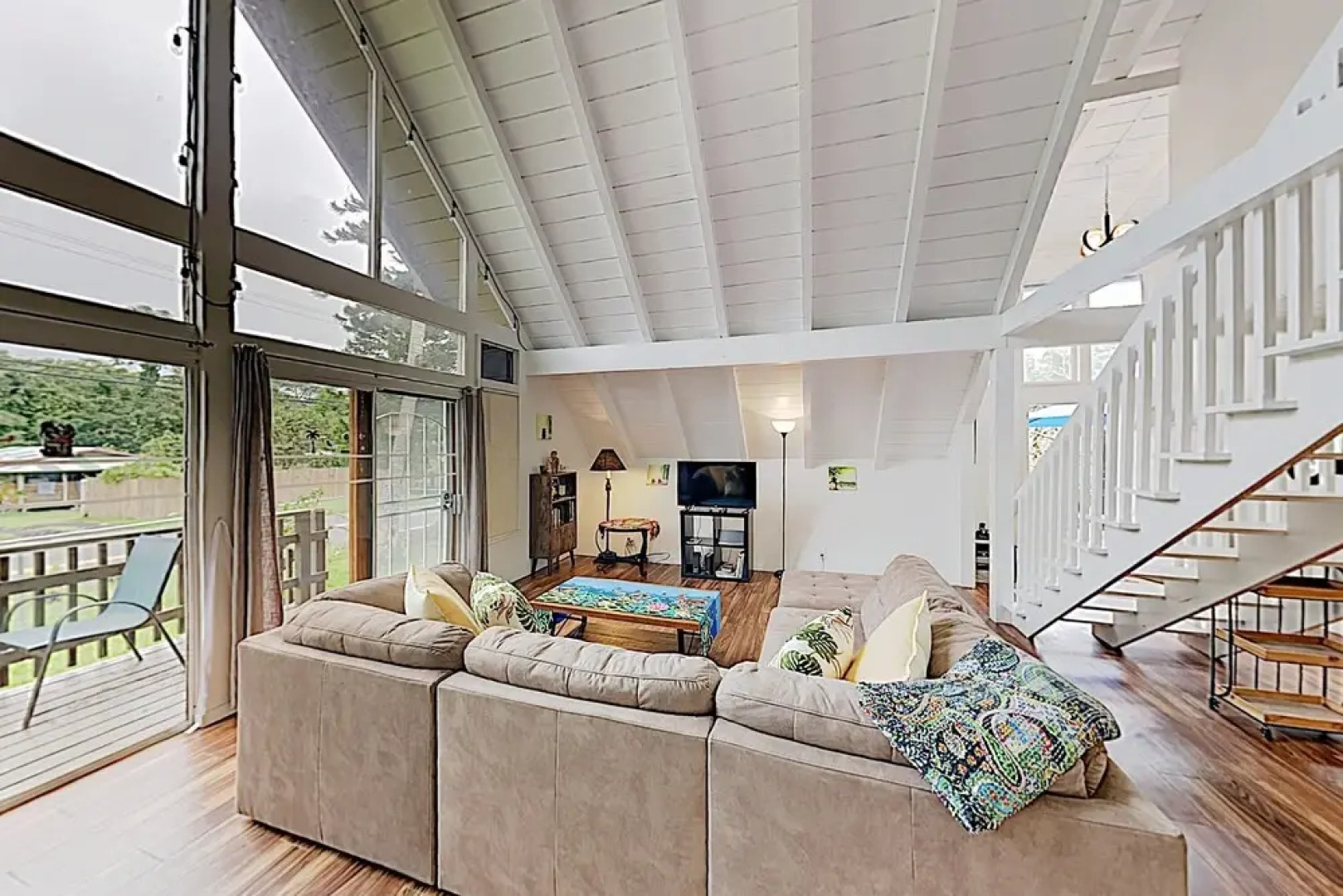 New Listing! Remodeled A-frame W/ Deck & Balcony 3 Bedroom Home