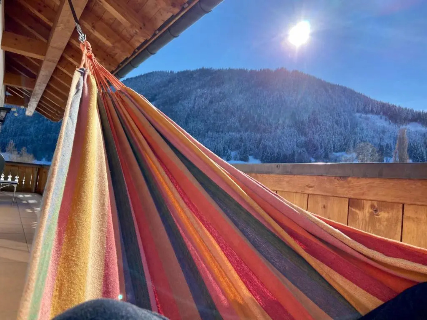 Ferienwohnung mit Bergblick