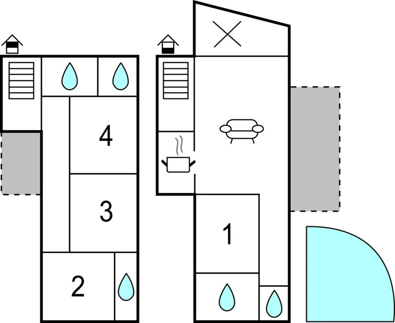 Awesome Home in Peruski With Wifi and 4 Bedrooms