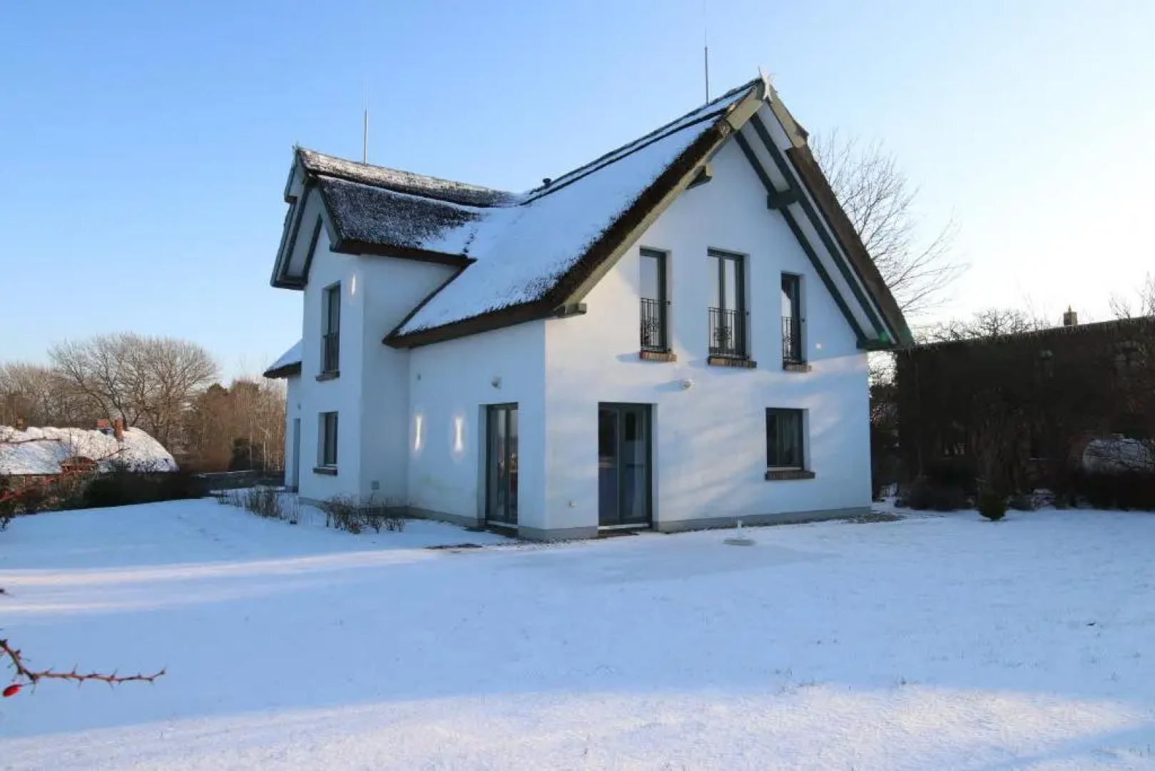 Reetdachhaus im Fischerdorf