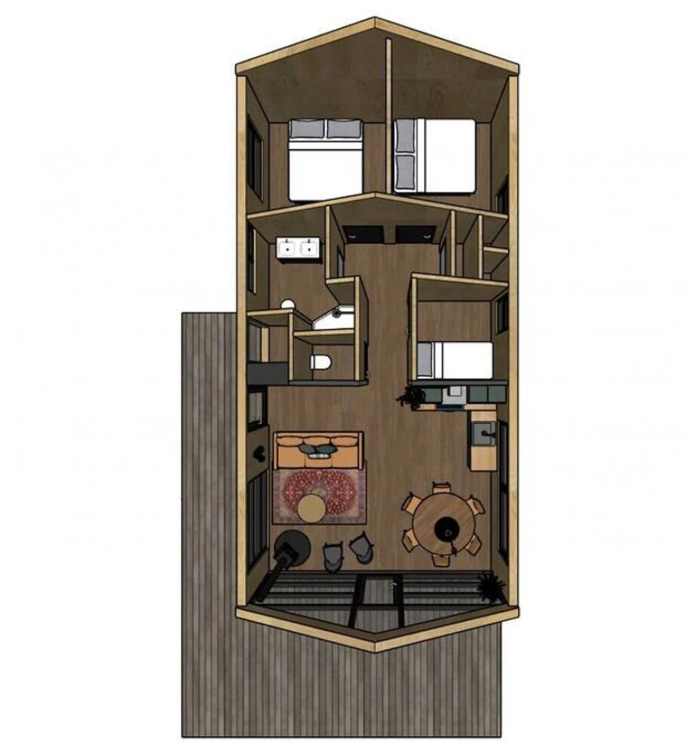 Waterlodge Blaukopke