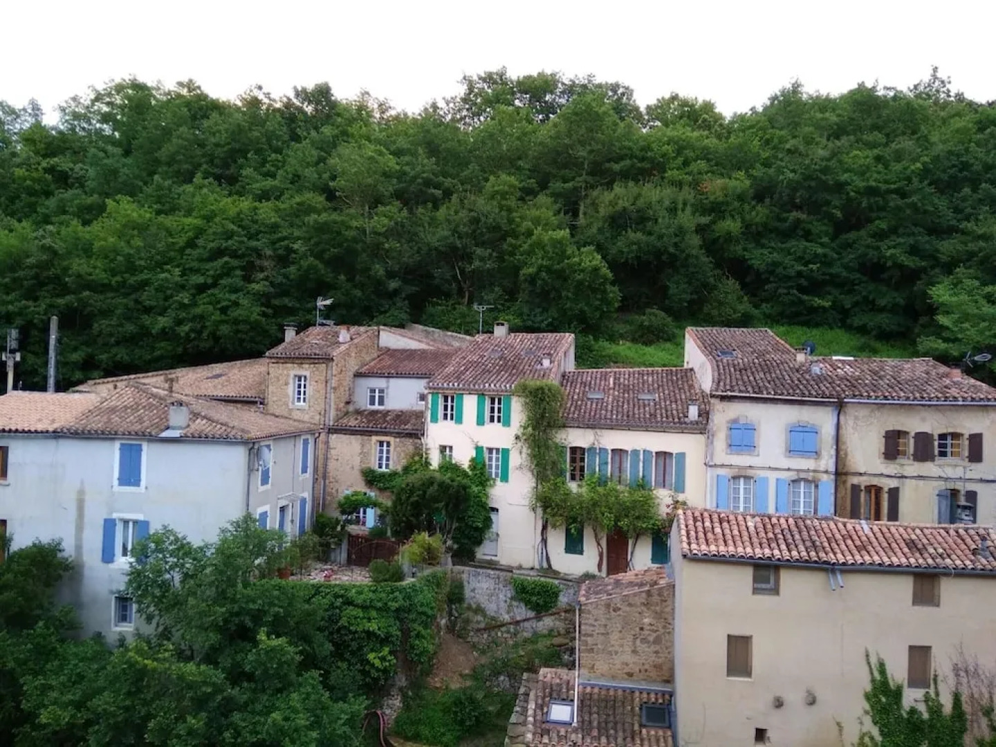 Studio in Rennes les Bains, With Wonderful Mountain View and Balcony