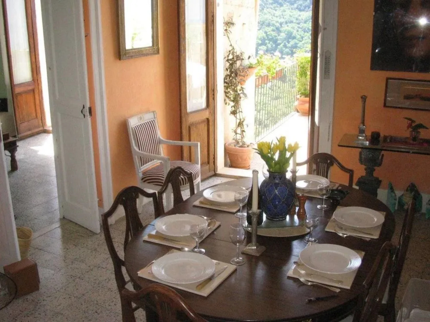 Views of mountains and the sea