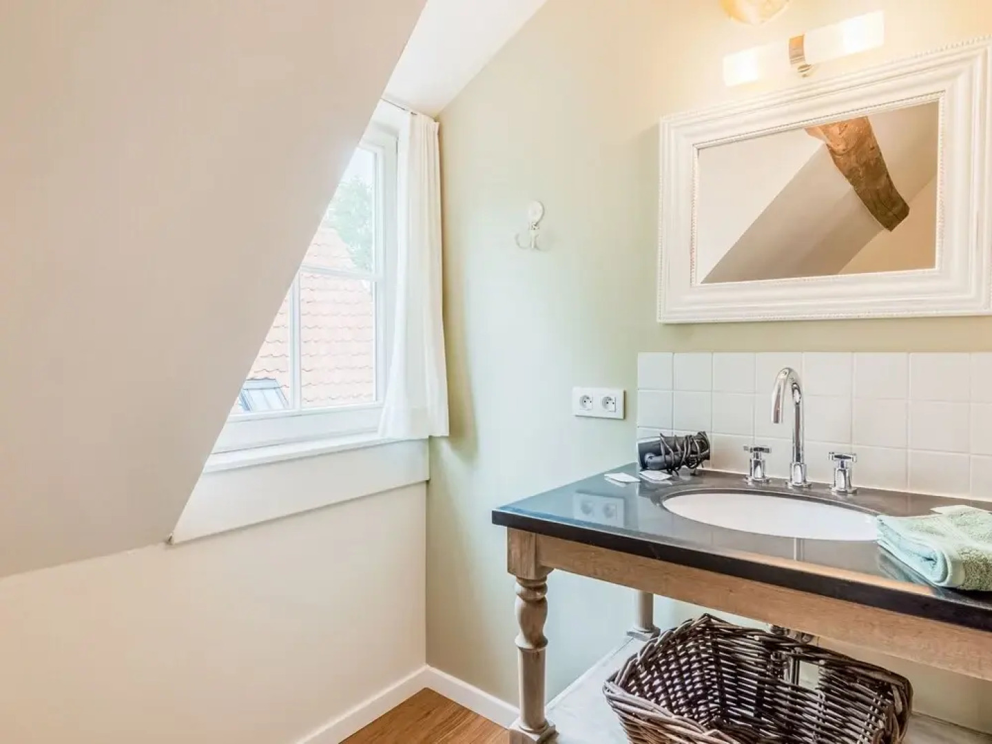 Historic Farmhouse Middle of Polder Landscape