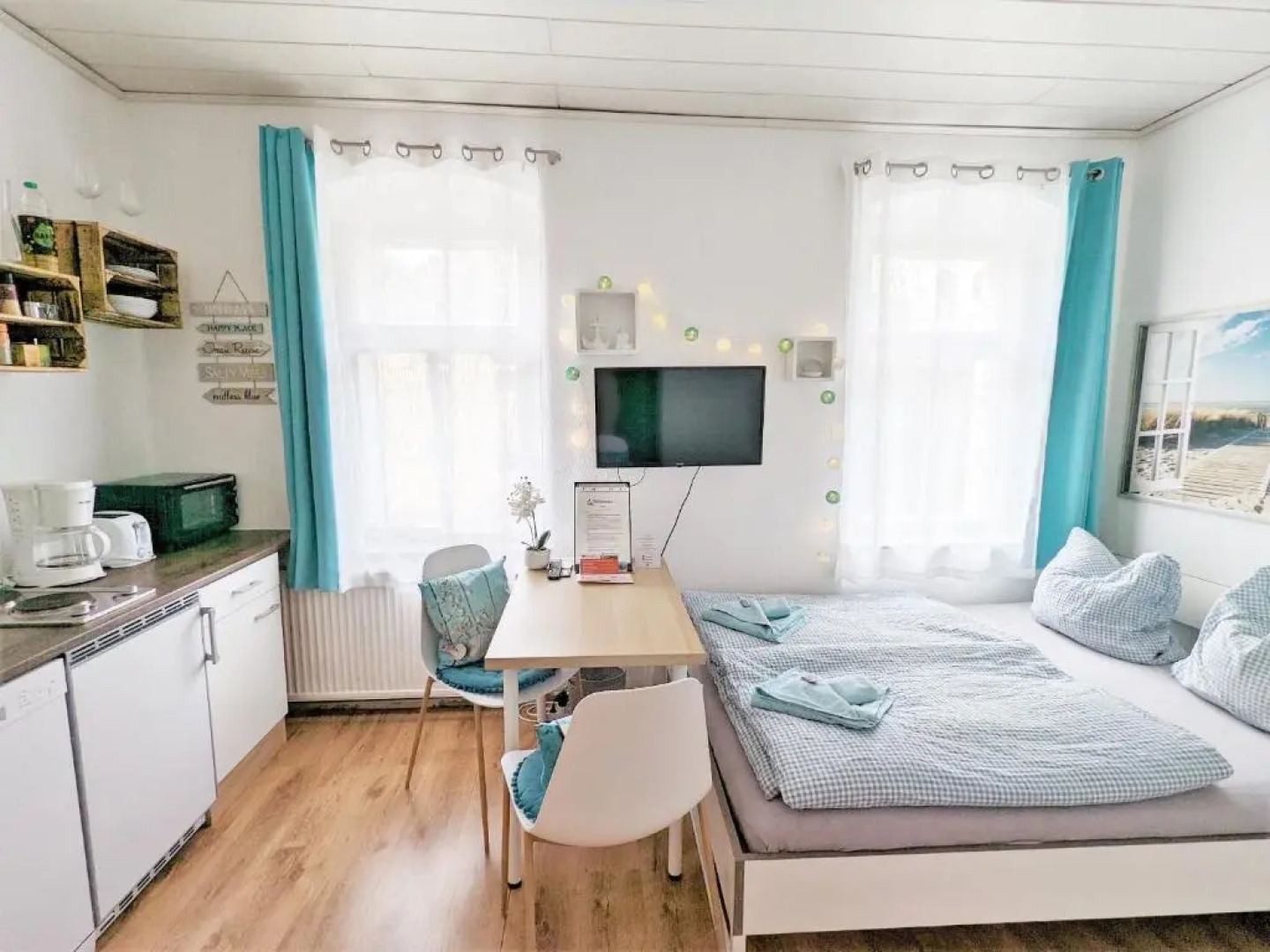 Helle gemütliche Wohnung mit Terrasse und Pool - H2