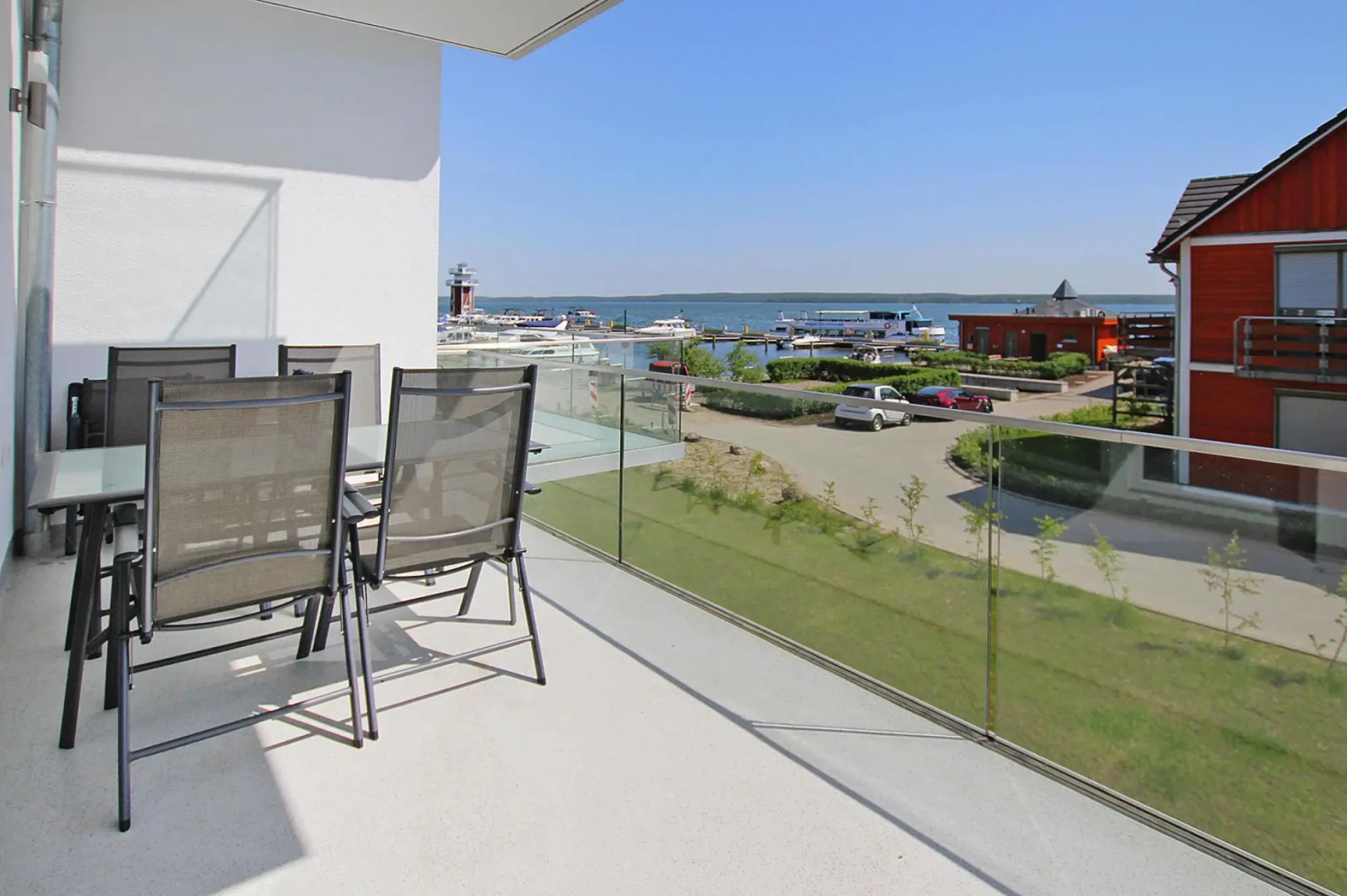 Terraced house harbor flair at the Plauer See, Plau am See