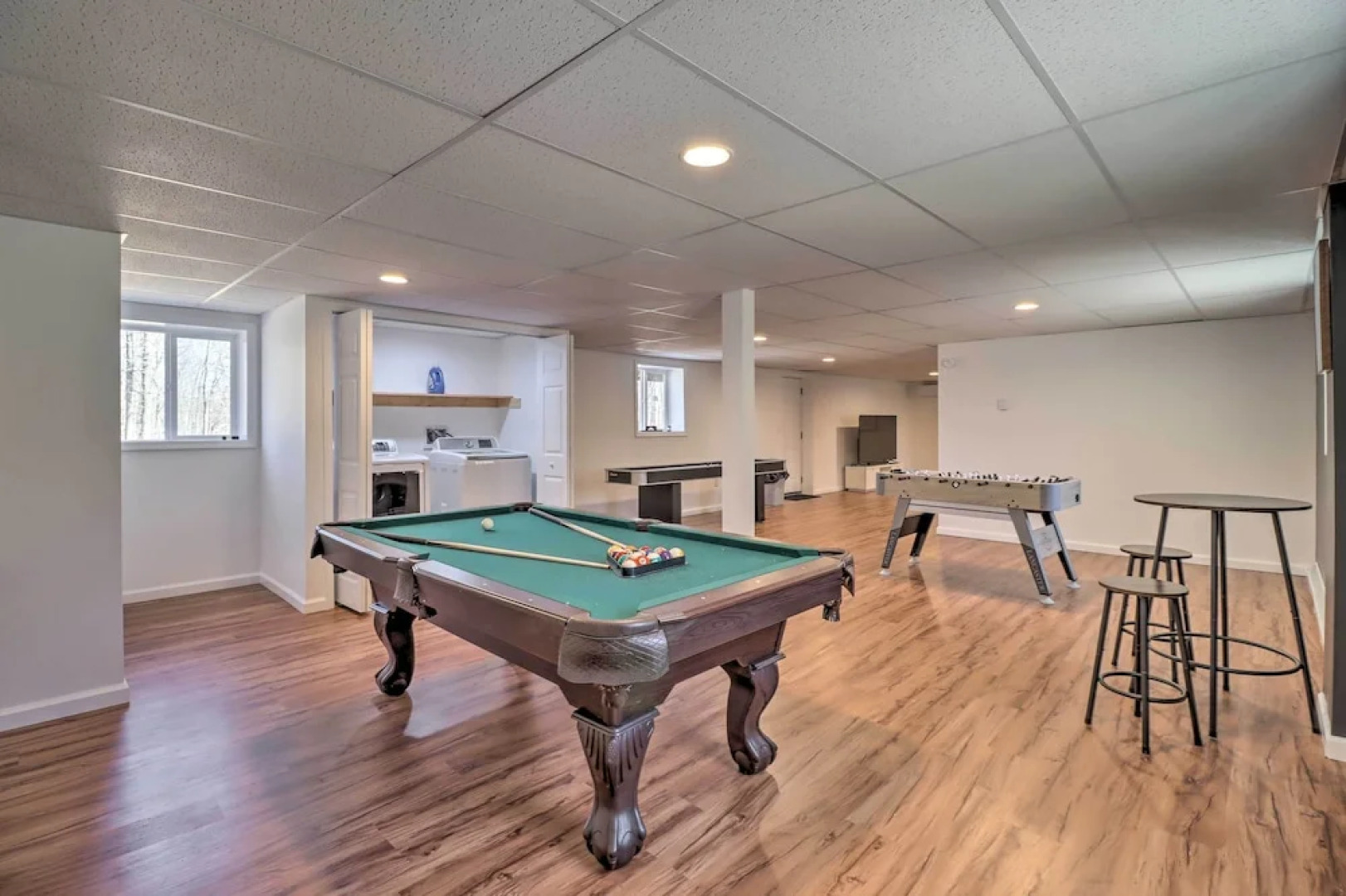 Sleek Albrightsville Home w/ Deck, Game Room