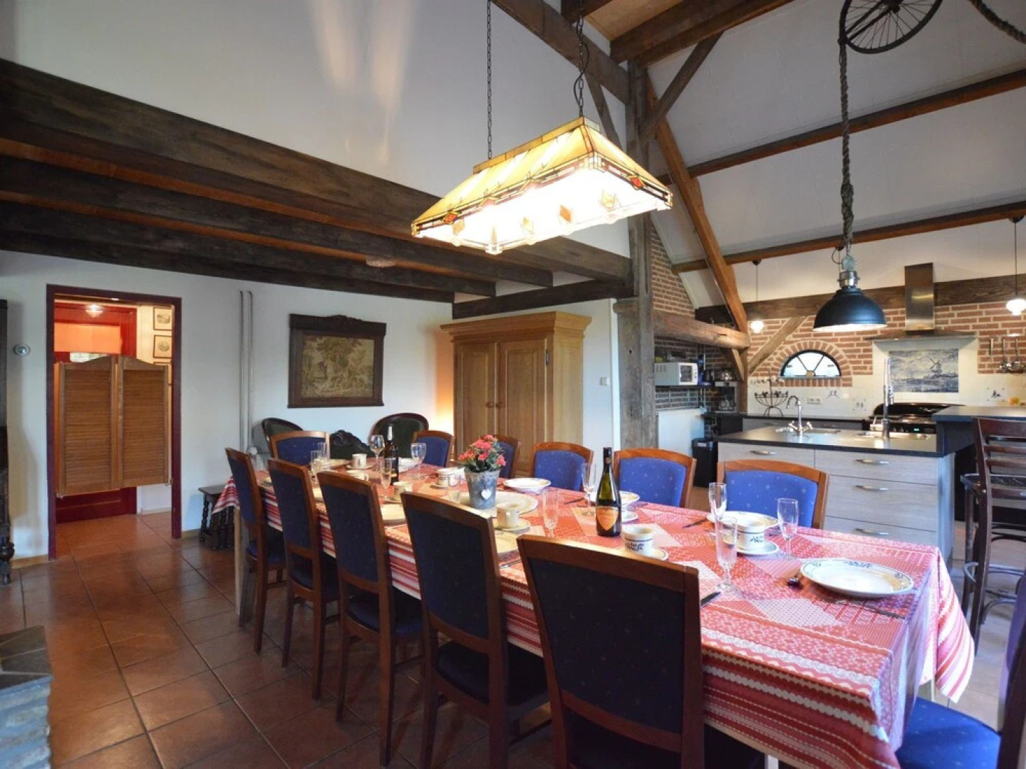 House Situated Peacefully on a Vast Green