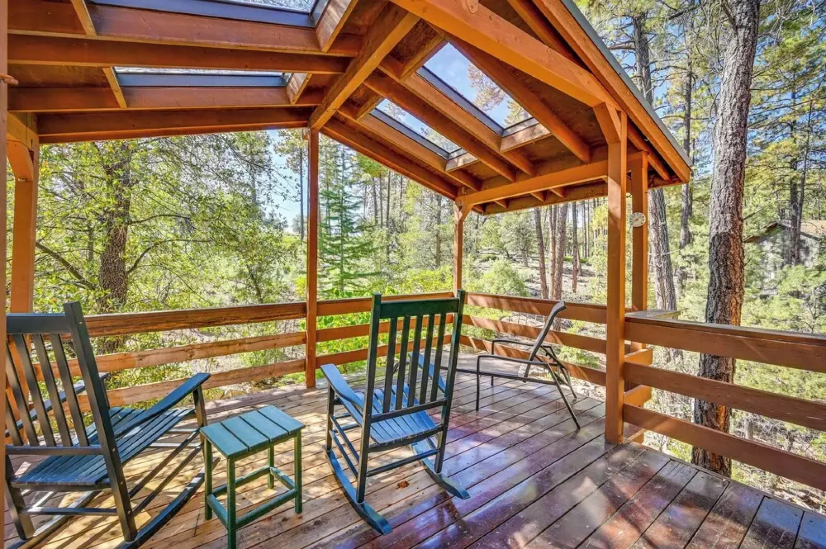 Furnished Deck + Forest Views: Pine Retreat!